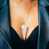 Image of Clear Quartz Crystal Healing Raven Skull from The Rishis Are Back Collection