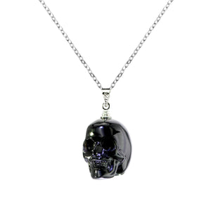 Black Obsidian Crystal Skull