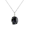 Image of The Black Obsidian Healing Crystal Skull from The Rishis Are Back Collection