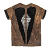 Image of Authentic Distressed Cut Out T-Shirt Made From New Vintage Wash T-Shirt, The Punk