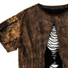 Image of Authentic Distressed Cut- Out T-Shirt: The Edge