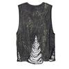 Image of Authentic Distressed Cut- Out Vintage Wash T-Shirt, The Raven