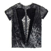 Image of Authentic Distressed Cut Out T-Shirt Made From New Vintage Wash T-Shirt, The Punk