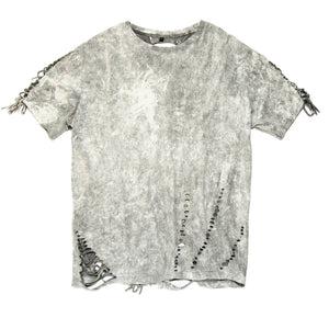 Authentic Distressed Cut- Out T-Shirt, Skeletor