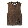 Image of Authentic Distressed Vintage Wash Cut- Out T-Shirt: The Alien