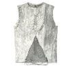 Image of Authentic Distressed Vintage Wash Cut- Out T-Shirt: The Shell