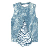 Image of Authentic Distressed Vintage Wash Cut- Out T-Shirt, The Spine