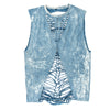 Image of Authentic Distressed Cut Out Vintage Wash T-Shirt, The Breath
