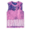 Image of Authentic Distressed Cut Out T-Shirt Made From New Pink Vintage Wash T-Shirt