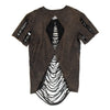Image of Authentic Distressed Cut Out Vintage Wash T-Shirt Mad Max