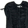 Image of Authentic Vintage Distressed Cut- Out Black T-Shirt with Spider
