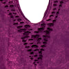 Image of Authentic Distressed Cut- Out Vintage Wash T-Shirt, Purple Rain