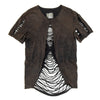 Image of Authentic Distressed Cut Out Vintage Wash T-Shirt Mad Max